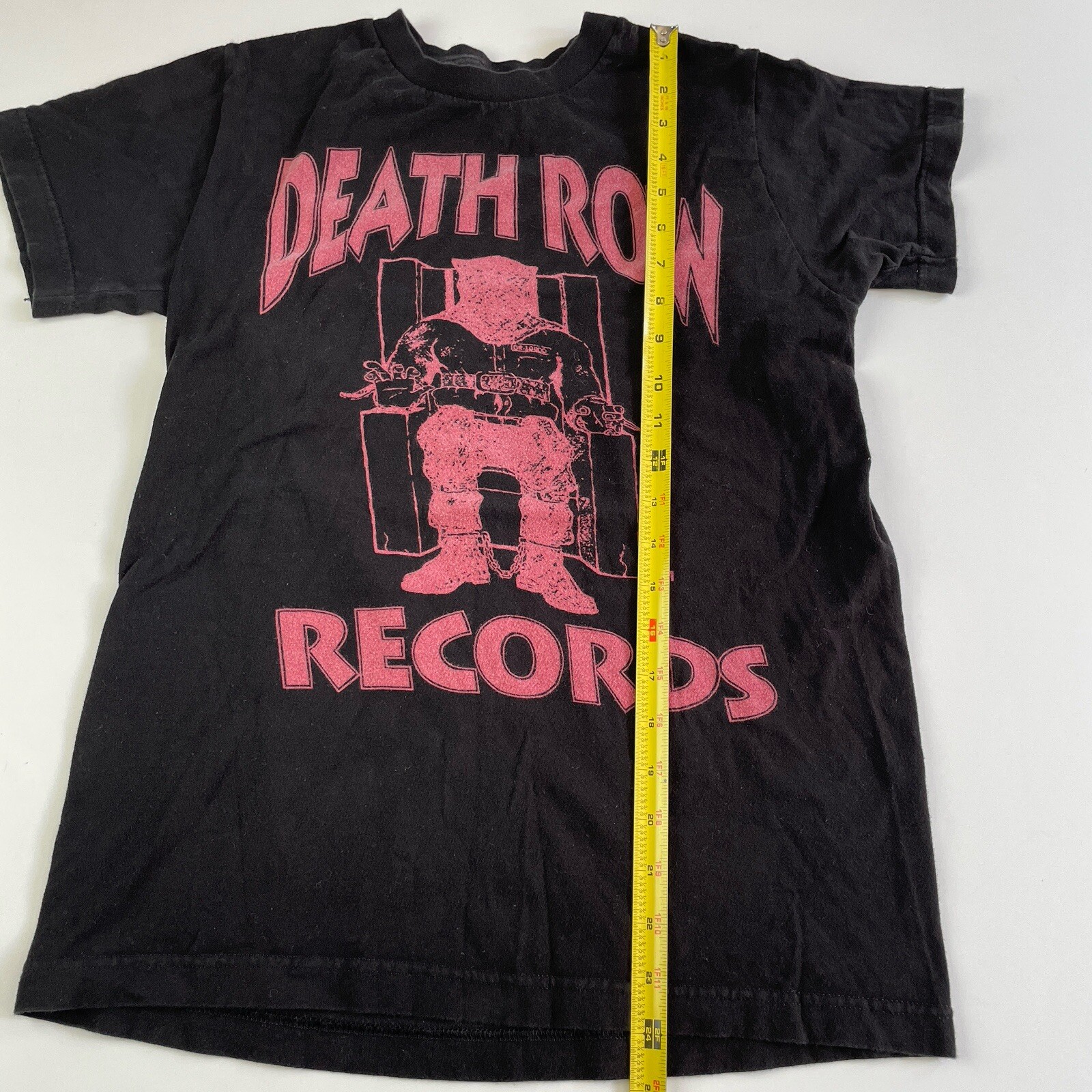 FILA T shirt Death Row Records con licenza ufficiale logo nera taglia S small