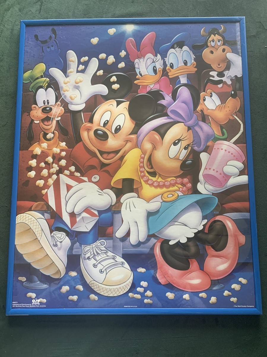 Disney Mickey & Minnie Mouse & Friends Poster #88073 Framed Osp