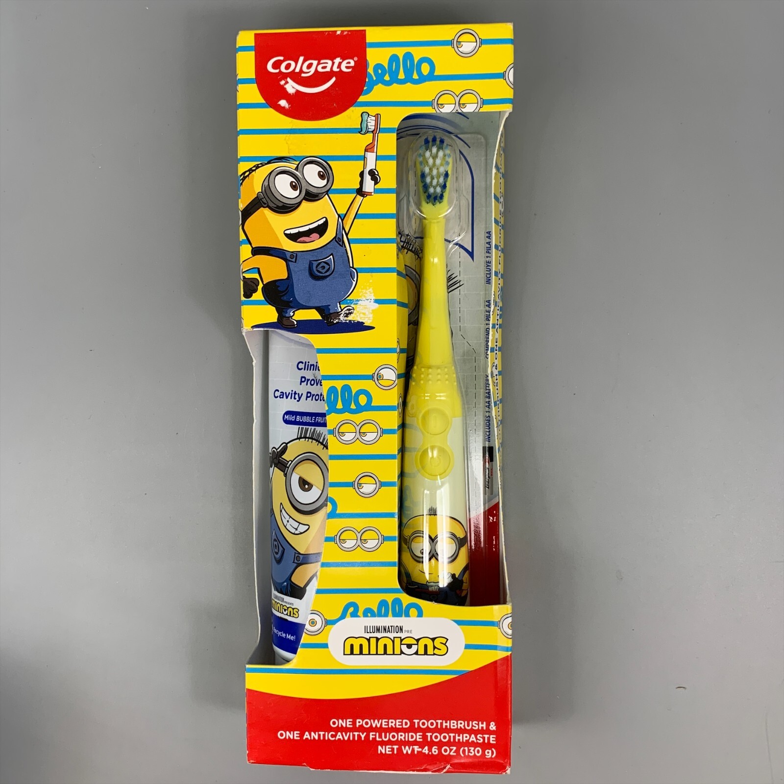 Colgate Kids Toothbrush + Toothpaste GIFT SET, 3PK (Theme may vary 12/