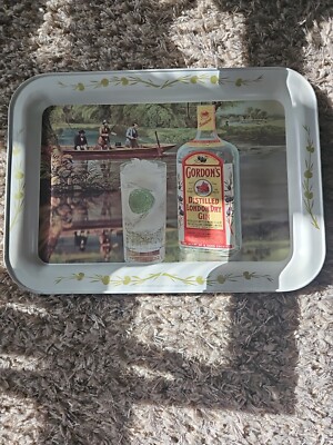 Vintage Gordon's Distilled London Dry Gin  Tray