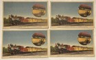 Lot of 4 Vintage 1948 Narrow-Gauge Deadwood Central Train Postcards  — photo 1