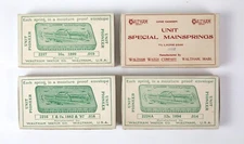 Waltham Watch and Pocket Watch Mainsprings (Multiple Sizes/Brand)- NOS