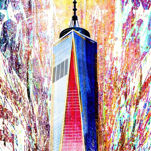 Freedom Tower Art , New York Canvas, NYC Art, New York City, Big Apple - 第 2/10 張圖片