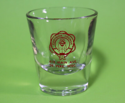 Shot Glass - Portside Lounge 413 Main Ave De Pere Wisconsin Craig Alderton -chip
