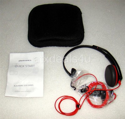 Plantronics C3200 Blackwire Series USB Wired Headset New Other