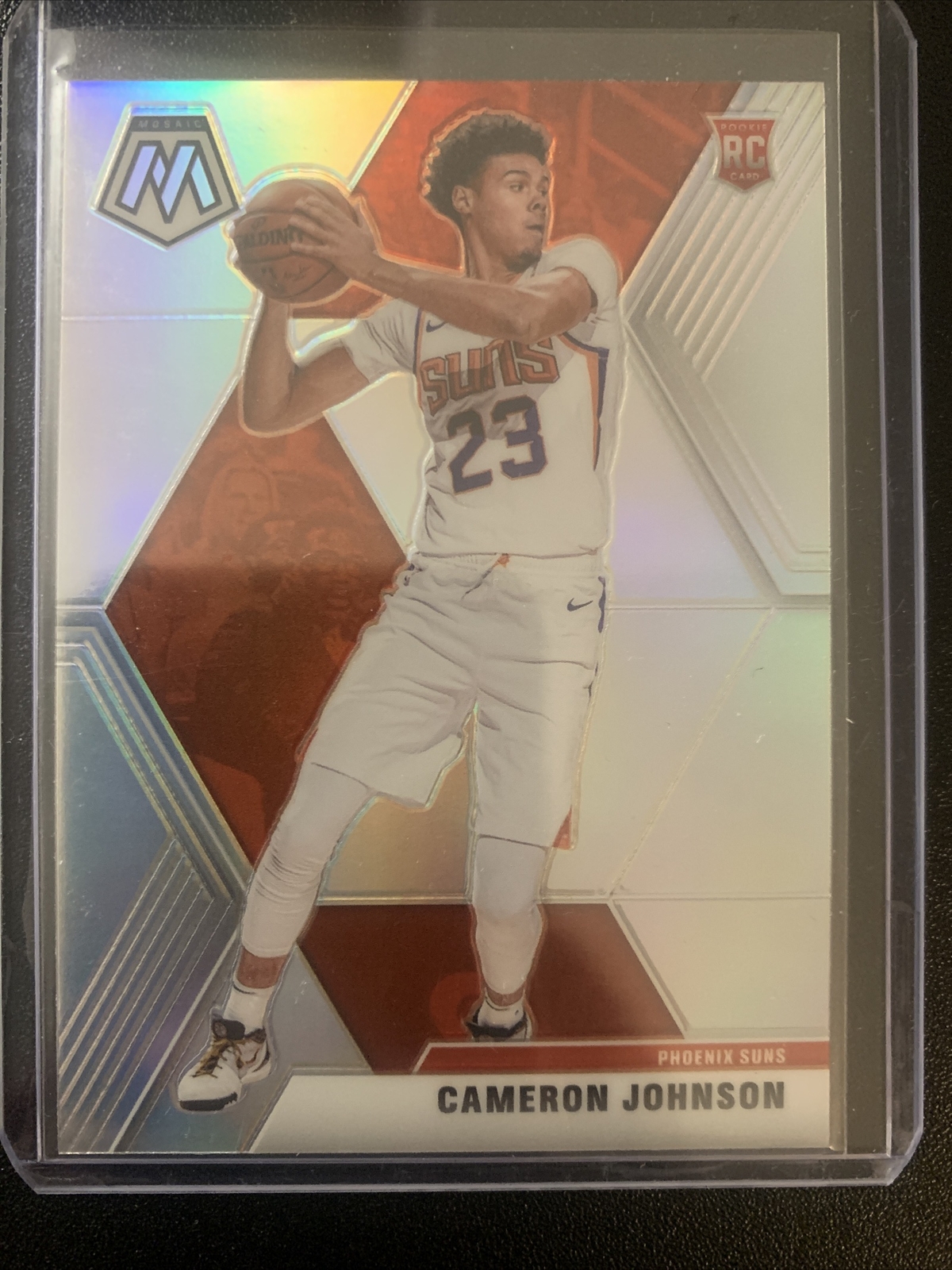 2019-20 Panini Mosaic Silver Prizm Cameron Johnson #203 Phoenix Suns