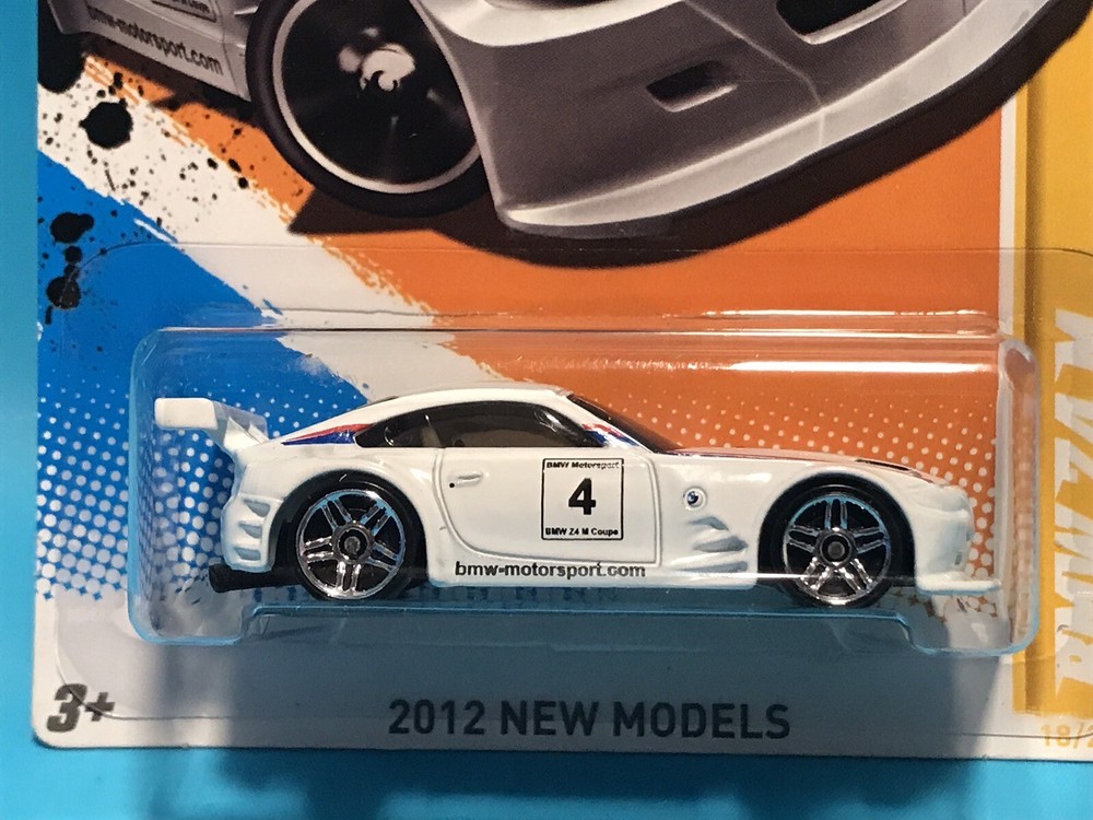 HOT WHEELS  NEW MODELS BMW Z4 M White Carded