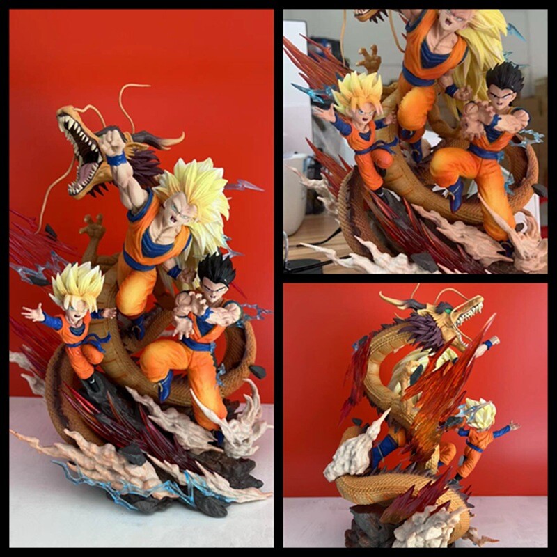Hero Belief Anime DBZ Father and Son Dragon Fist Super Saiyan 3