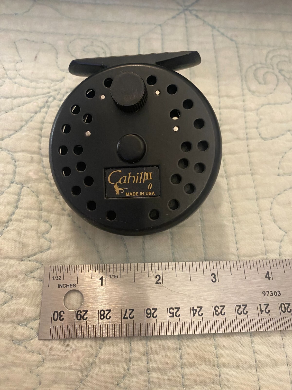 USED Cabela's Fly Rod Reel Combo Greenwood 7 Foot 3 Weight Pole Cahill