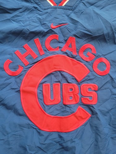 Maglione allenamento vintage uomo Nike Team, Chicago Cubs, taglia XL. Blu/rosso... - Foto 2 di 7