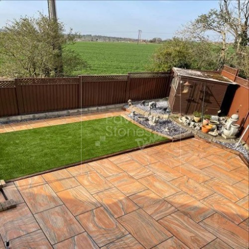 Rainbow Porcelain 900x600 Paving Slabs - Picture 4 of 9