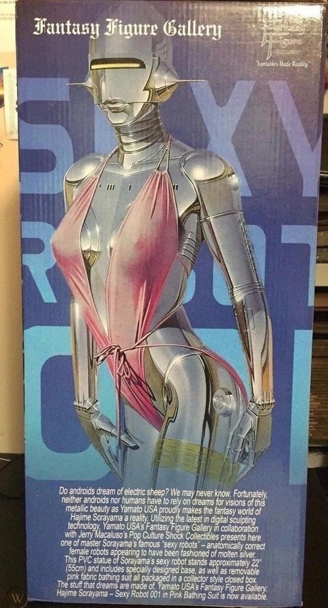 Hajime Sorayama Sexy Robot 001 Pink Swimsuit 388/400 Yamato