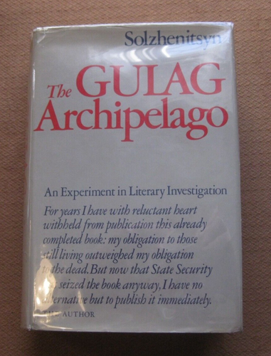 THE GULAG ARCHIPELAGO by Aleksandr Solzhenitsyn -1st/1st HCDJ 1974 Nobel - 第 1/7 張圖片