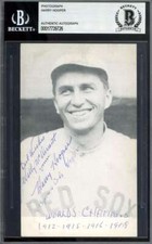 Harry Hooper Beckett BAS Signed Photo Postcard Autograph