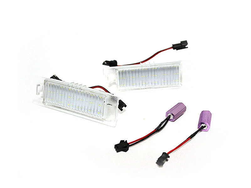 Lámparas de luz LED de matrícula para Opel Corsa C D Astra H J Zafira B Foto 3 de 3
