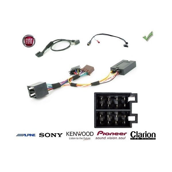 Commande au volant pour Fiat Grande Punto : activez votre autoradio JVC sans perdre vos boutons
