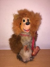 Pupazzo in vera pelliccia con viso Topolino in Gomma 20 cm Vintage made in Korea