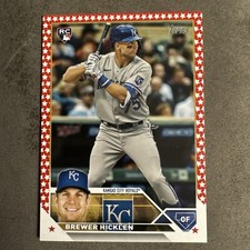 2023 Topps Update Brewer Hicklen Independence Day /76 RC