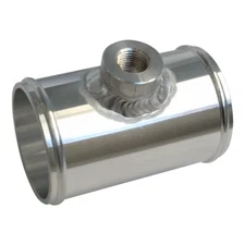 3 Inch CNC Aluminum Turbo Intercooler Pipe with Ford/GM IAT 3/8 Inch Npt Bung