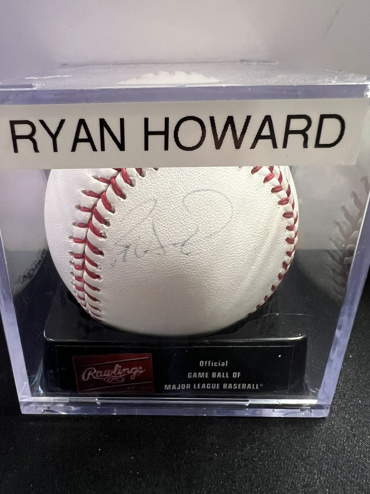 Ryan Howard Inscriptions Ryan Howard Signed Baseball | eBay