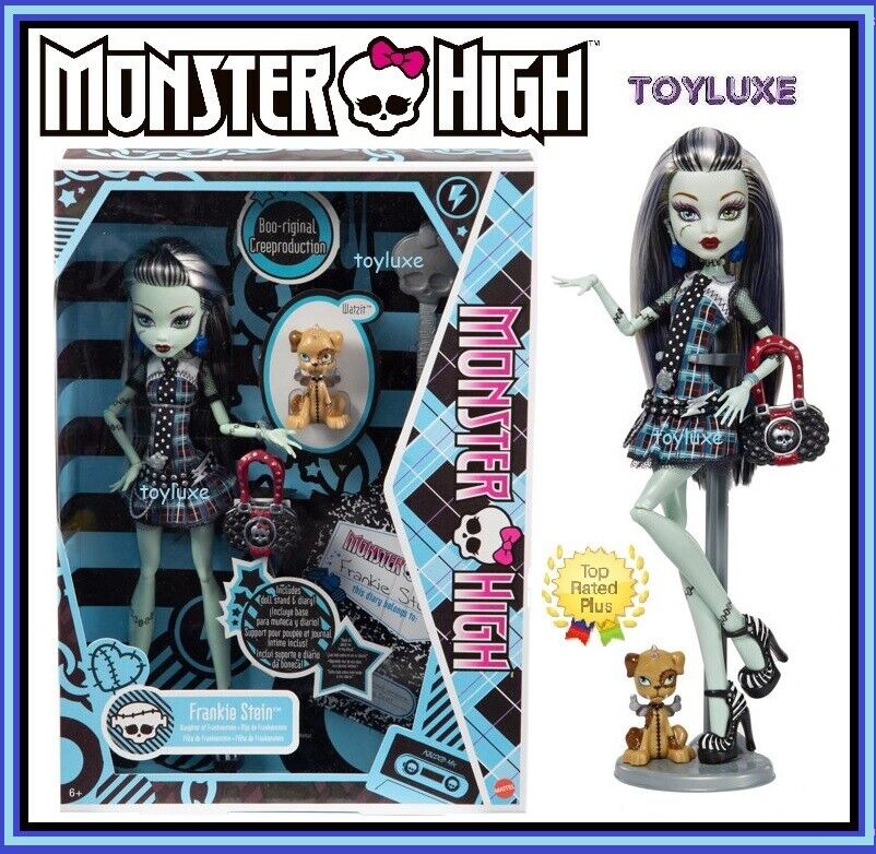 Monster High Doll, Frankie Stein with Accessories and Pet