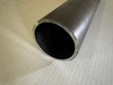 4" OD x 1/4" Wall DOM Seamless Round Tube x 6" Long, Mild Steel Tubing