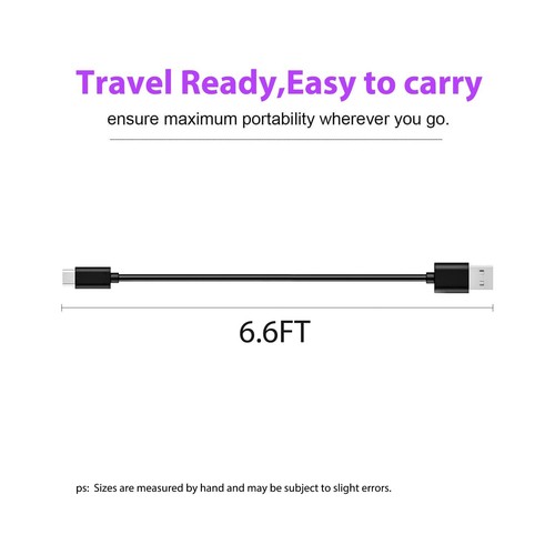 6.6ft USB-A to USB-C Fast Charger Cable Cord for iPad Pro 12.9 Inch 3rd 4th 5... - Picture 7 of 7