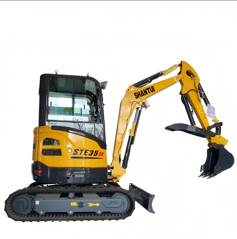Miniexcavadora Shantui STE35SR pulgar hidráulico Yanmar motor diésel 25 hp aire cálido Foto 4 de 4