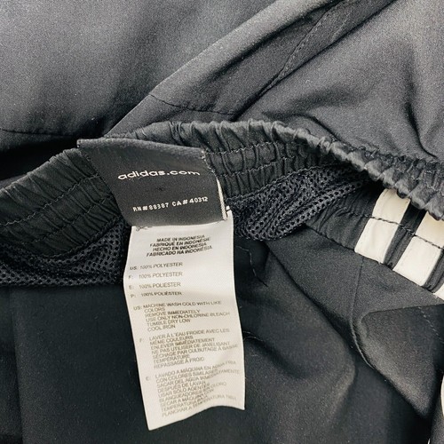 Adidas Track Pants Men's Black XL Gym Active 360 Running White Stripes - flaw - Picture 4 of 10