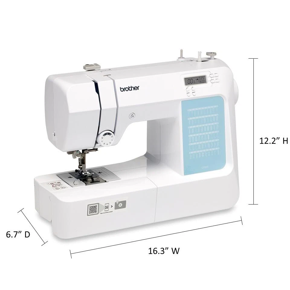 Brother CP60X Computerized Sewing Machine 60 Stitches Auto Needle Threader - Image 3 of 4