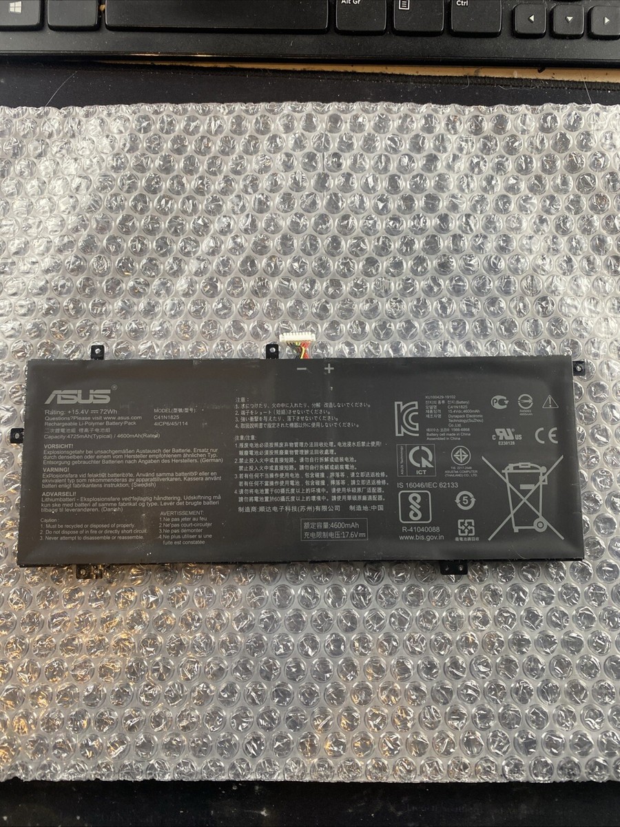 C41N1825 Battery For ASUS VivoBook X403FA K403J 72Wh 4600mAh for