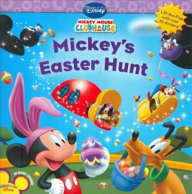 mickeys easter hunt with stickers mickey mouse clubhouse book the