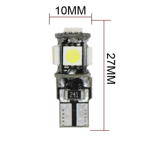 TOYOTA CAR 5SMD T10 501 194 168 W5W LED ERROR-FREE CANBUS FIT INTERIOR SIDELIGHT - Picture 3 of 9