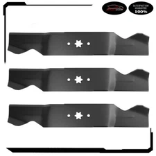 3x Deck Blades fits MTD Cub Cadet 742-0677 742-0677A 742-0677B 942-0677 942-0677