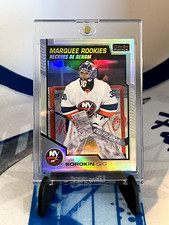 Ilya Sorokin Rookie Card RAINBOW VARIANT 2020-21 OPC Platinum Marquee Rookie RC. rookie card picture