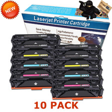 10 PK 045 H Compatible Toner SET for Canon 1246C001 MF634Cdw MF632Cdw LBP612Cdw