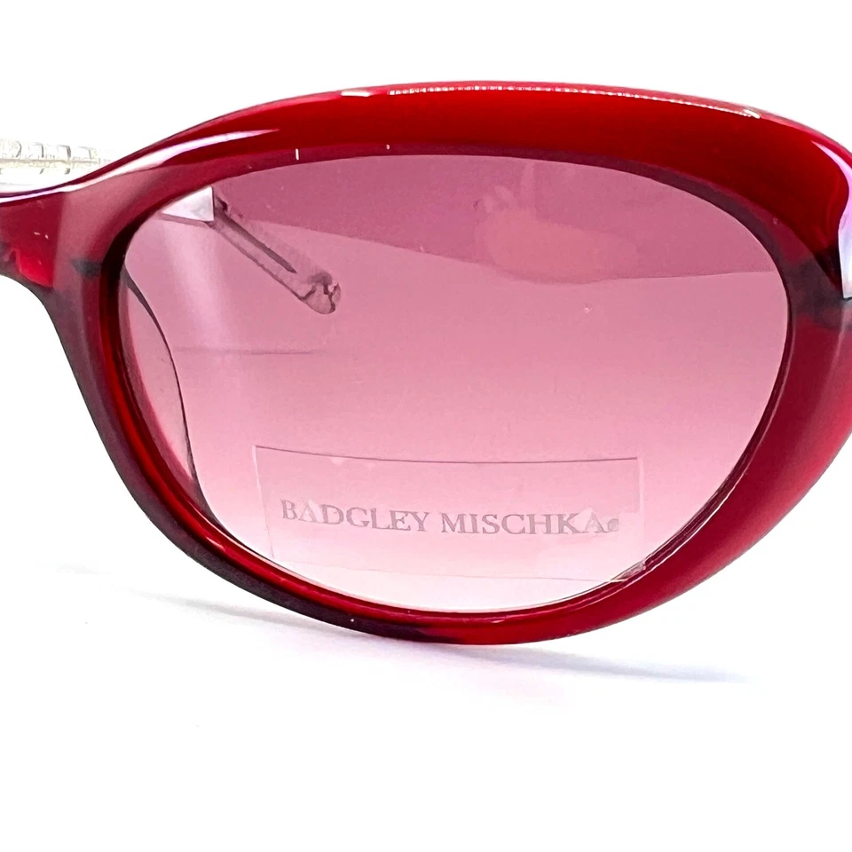Badgley Mischka Red Cabernet (CAB) Fiose Red Frames lente roja 53[]19 135 mm Foto 3 de 4