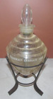 Vintage Glass APOTHECARY BOTTLE Owens-Illinois Pharmacy Graduate 1956 Stand #2 — photo 1