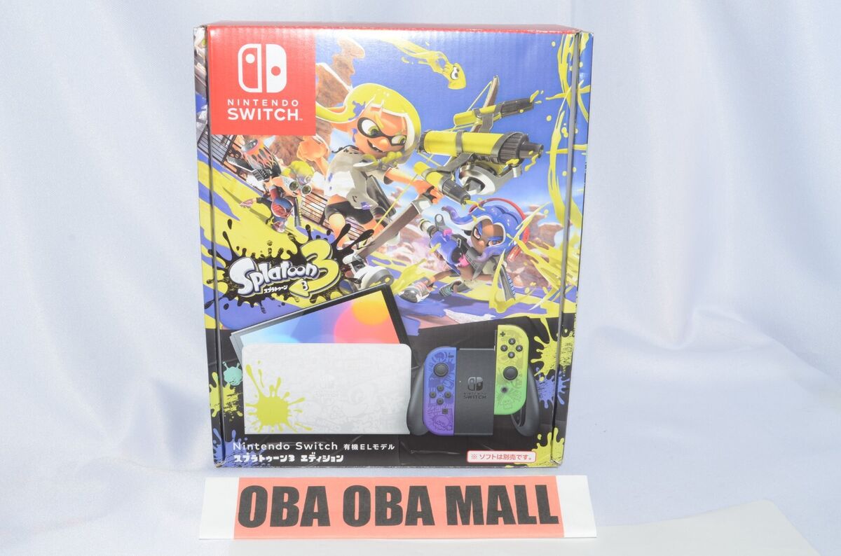 Joy-con missing】Nintendo Switch OLED Model Splatoon 3 Joy-con missing】Nintendo Switch OLED Model Splatoon 3
