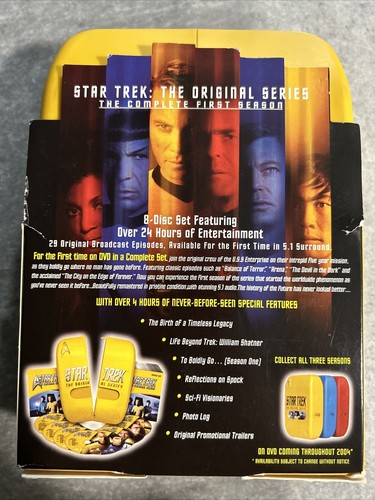 Star Trek - The Complete First Season (DVD, 2004, 8-Disc Set) - Picture 4 of 24