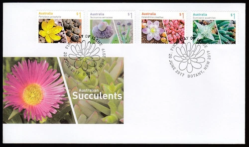 Australia 2017 FDC Australian Succulents
