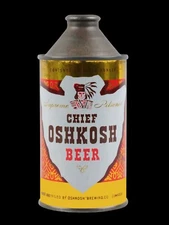 Chief Oshkosh Beer of Wisconsin NEW SIGN: 9" x 12" Aluminum, Free Shipping