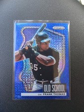 Frank Thomas 2022 Panini Prizm Old School Blue Mojo 185/199 #OS-3 White Sox