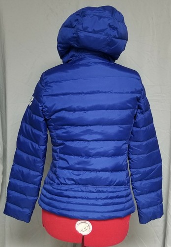 American Eagle Women's M Medium Feather Down Jacket Blue Winter Warm - Picture 3 of 12