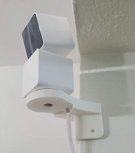 WYZE CAM PAN V3 Corner Mount Wall Bracket for Hanging Security Camera 3D Printed - Picture 11 of 17