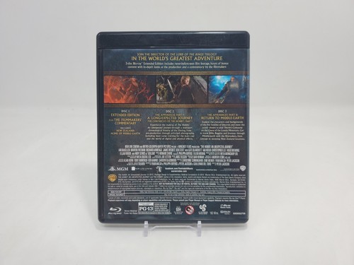 The Hobbit: An Unexpected Journey (Blu-ray 2013, 3-Disc Set) Extended Edition - Picture 2 of 2