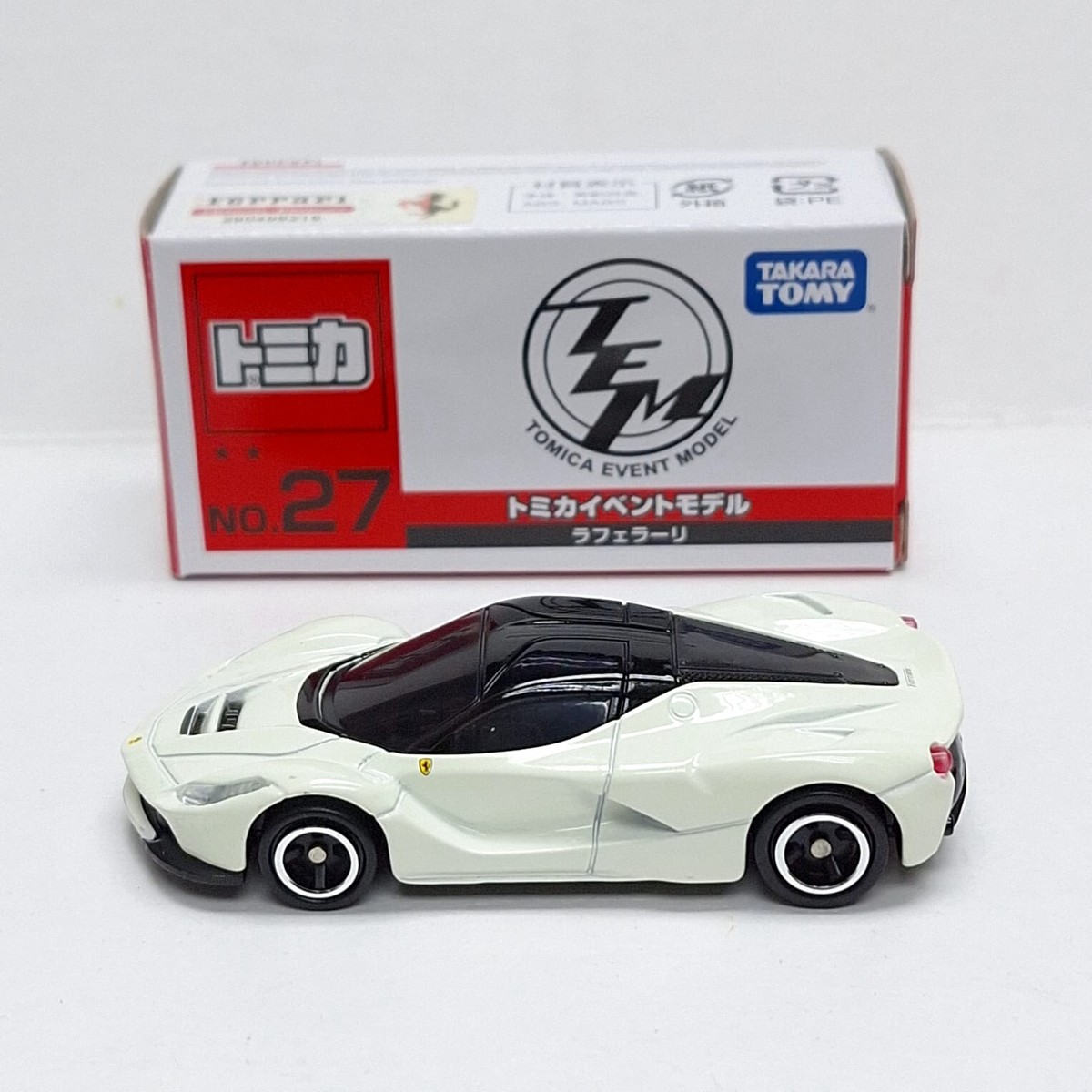 TOMICA EVENT MODEL 27 LaFerrari 1/62 TOMY DIECAST CAR NEW TOMICA EVENT MODEL 27 LaFerrari 1/62 TOMY DIECAST CAR NEW