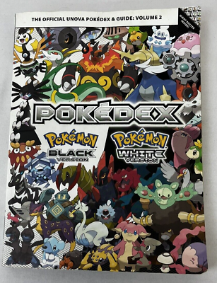 Pokemon Black White Collector's Strategy Guide & Unova Pokedex +  Map/Lithograph