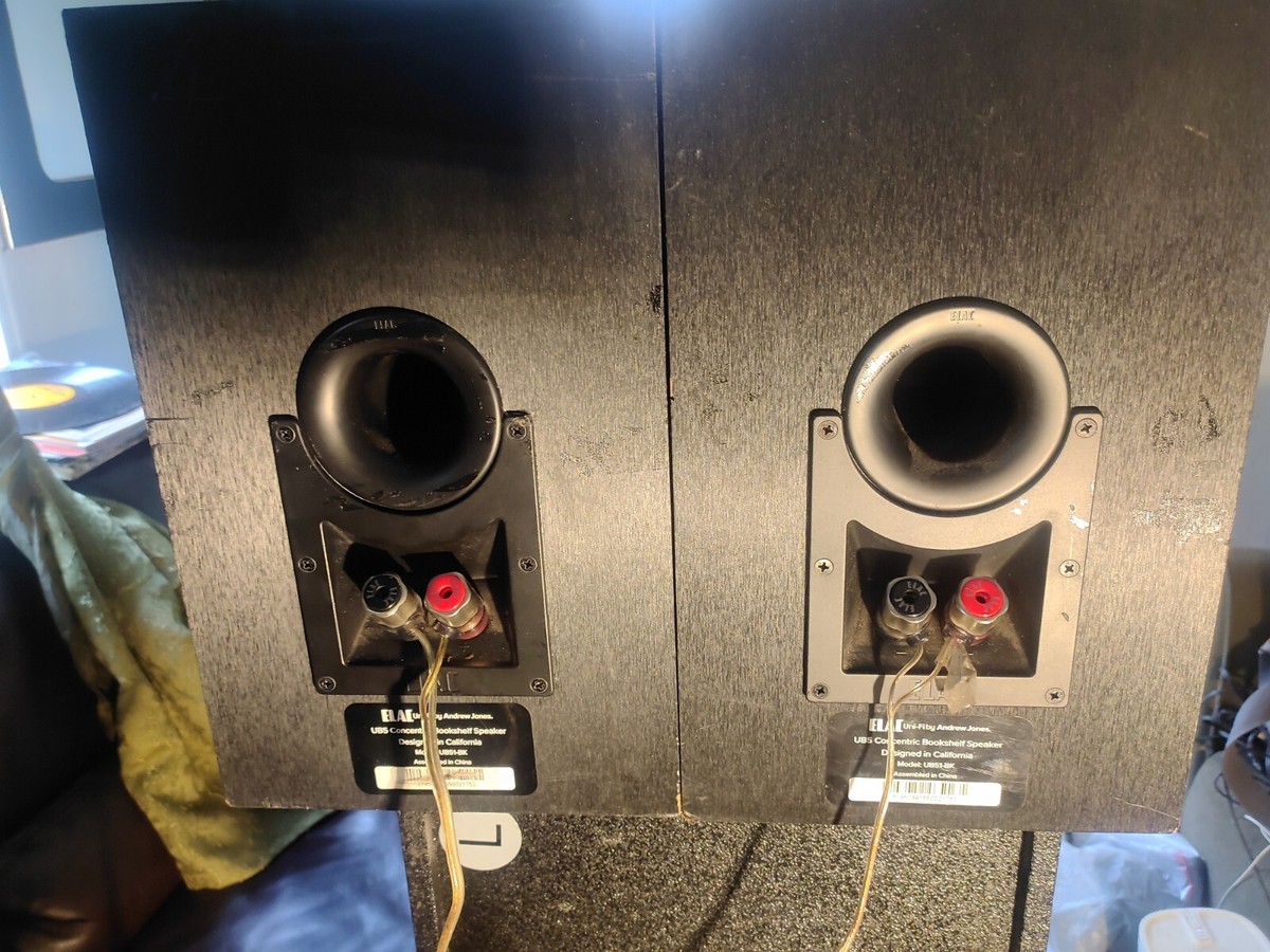 ELAC Uni-Fi UB51-BK 3 WAY Bookshelf Speakers TESTED | eBay
