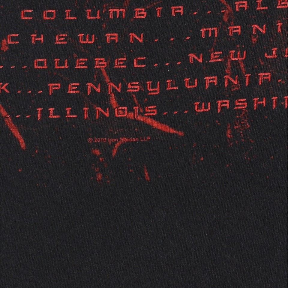 00'S Anvil IRON MAIDEN Long Sleeve TShirt Band Tee Men's XL /eaa490100